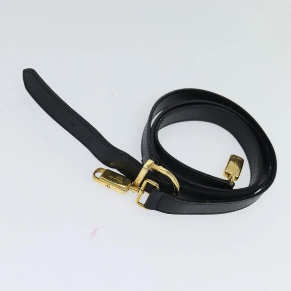 Salvatore Ferragamo Gancini Hand Bag Leather 2way Black Gold - Picture 13 of 16